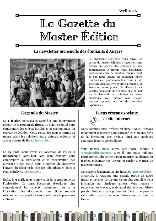 Newsletter Pauline LOCUFIER