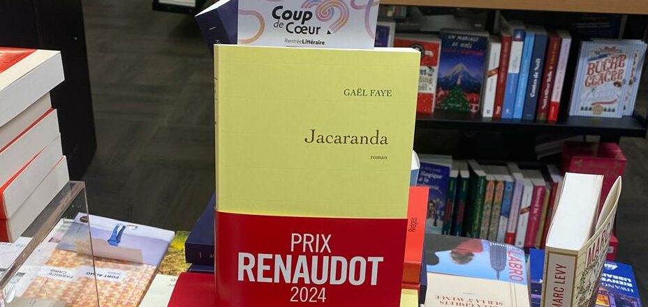 Jacaranda de Gaël Faye, coup de coeur de la librairie Richer à Angers.